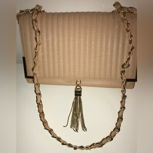 Bebe beige crossbody bag